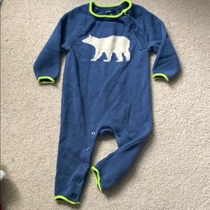 VGUC Baby Gap knit romper